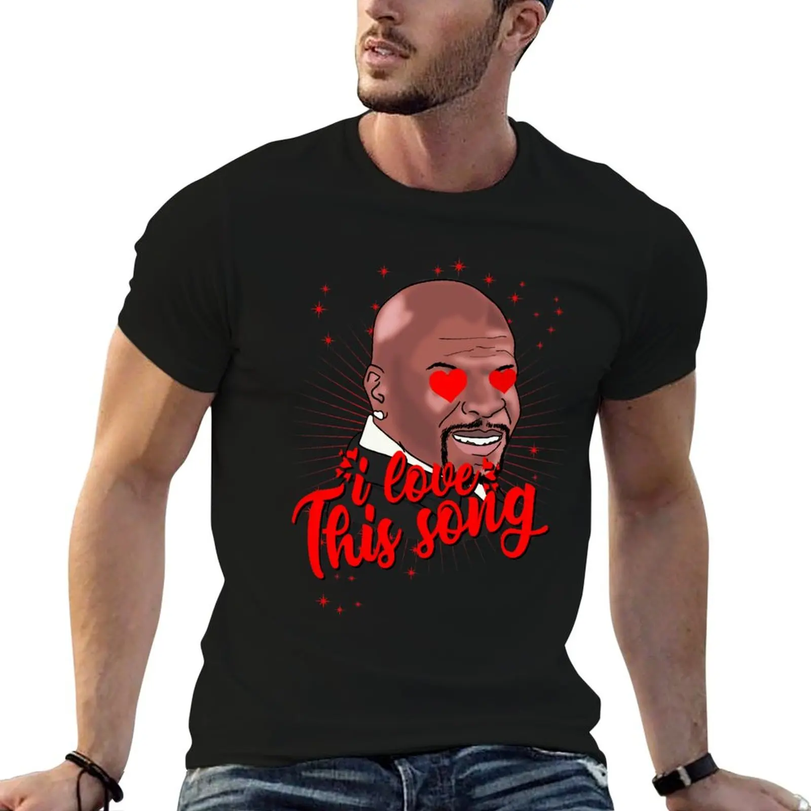 

this I t Latrell t man men - T-Shirt 100% terry shirts love crews shirt graphic song cotton for