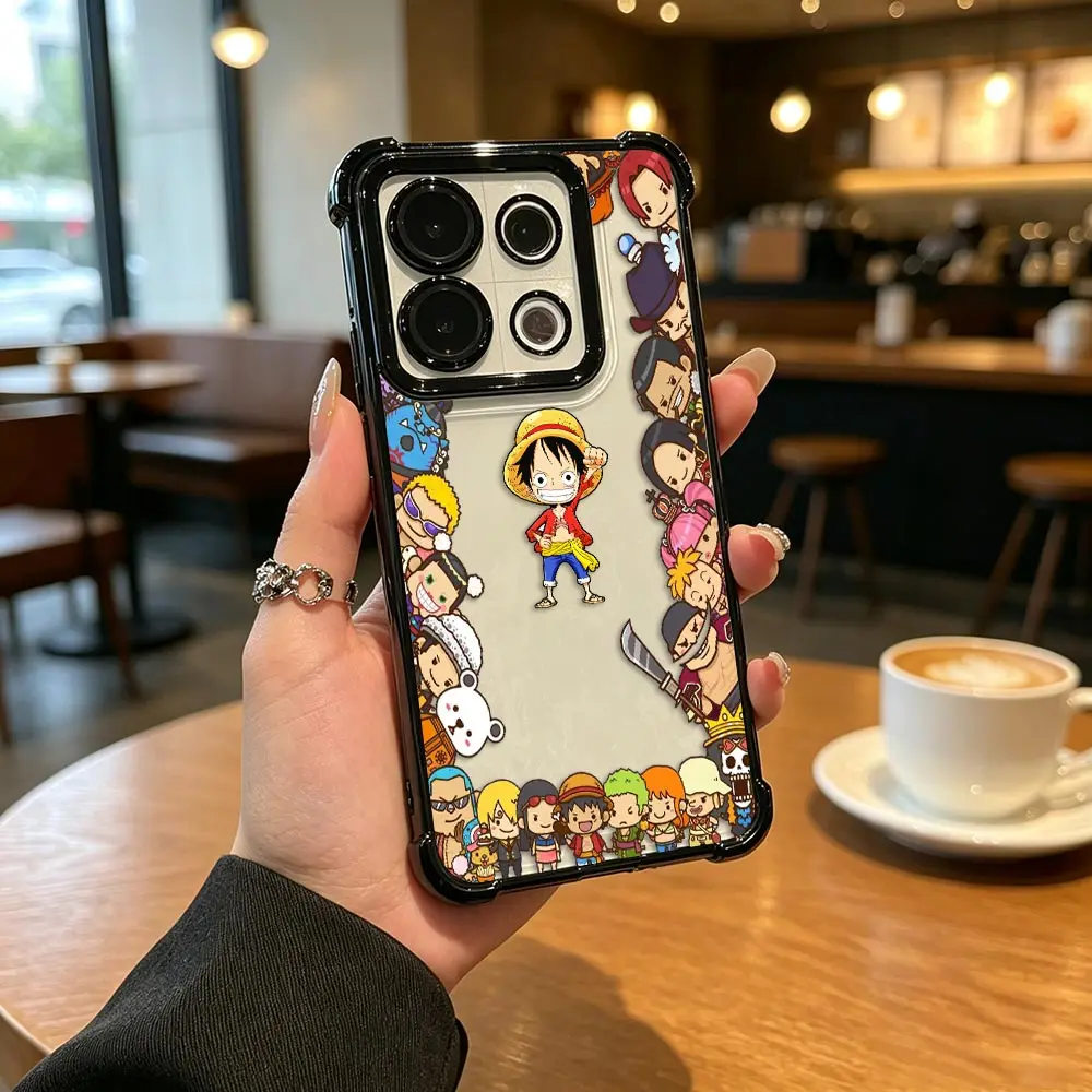 Clear Phone Case For HONOR 400 600 Magic 6 7 8 X5C X6B X6C X6D X7A X7D X8A X8B X8C X8D X9B X9C X9D Cover Logo Luffys One P-Piece