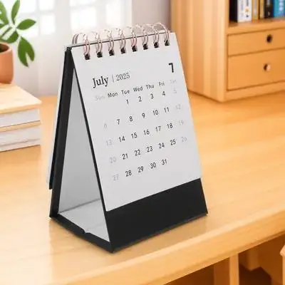 

Флип 2024-2025 настольный флип отдельно стоящий ежемесячный блокнот офисные принадлежности декоративный простой шикарный дизайн плотная бумага мини