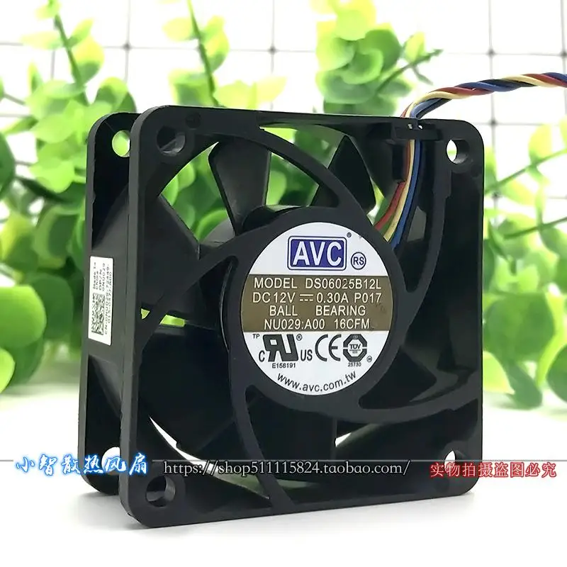 ORIGINAL DS06025B12L 12V 0.30A 6025 60*60*25mm NEW COOLING FAN RADIATOR