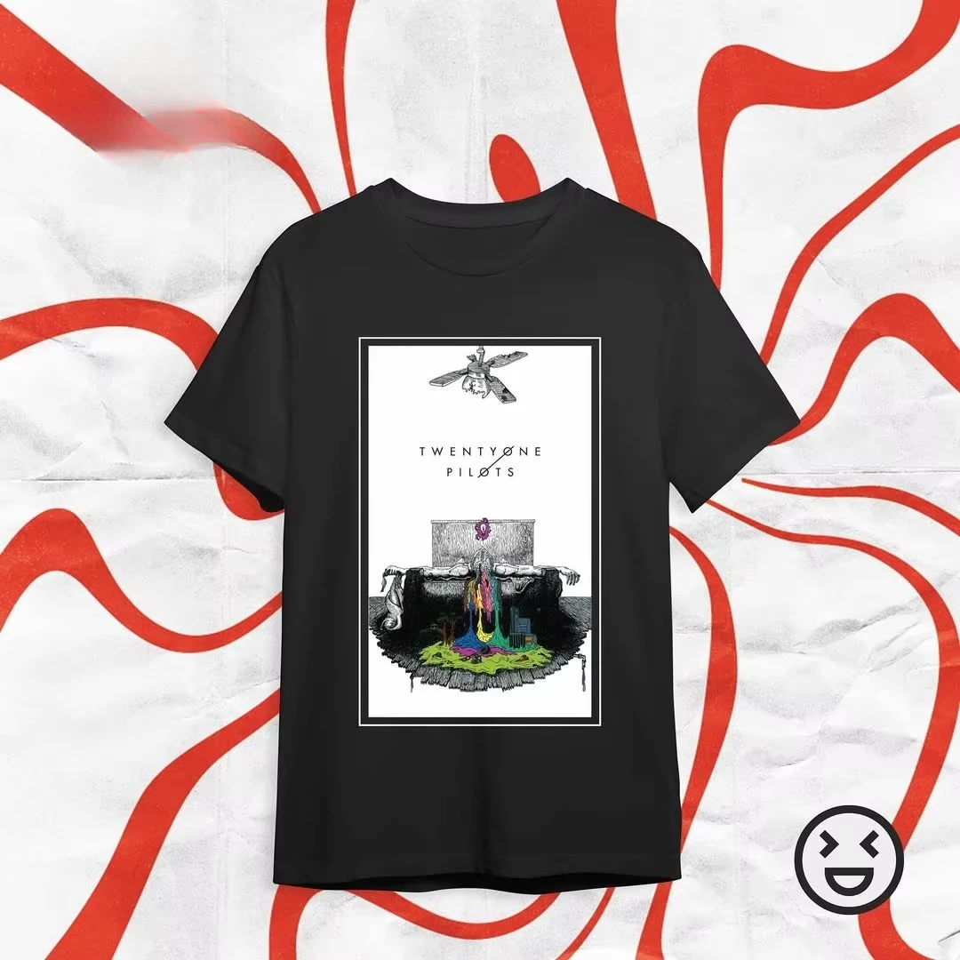 

European American Rock Brand Twenty One Pilots T-Shirt Summer Clothes T-shirts Casual Cotton Oversized Harajuku Male Clothes