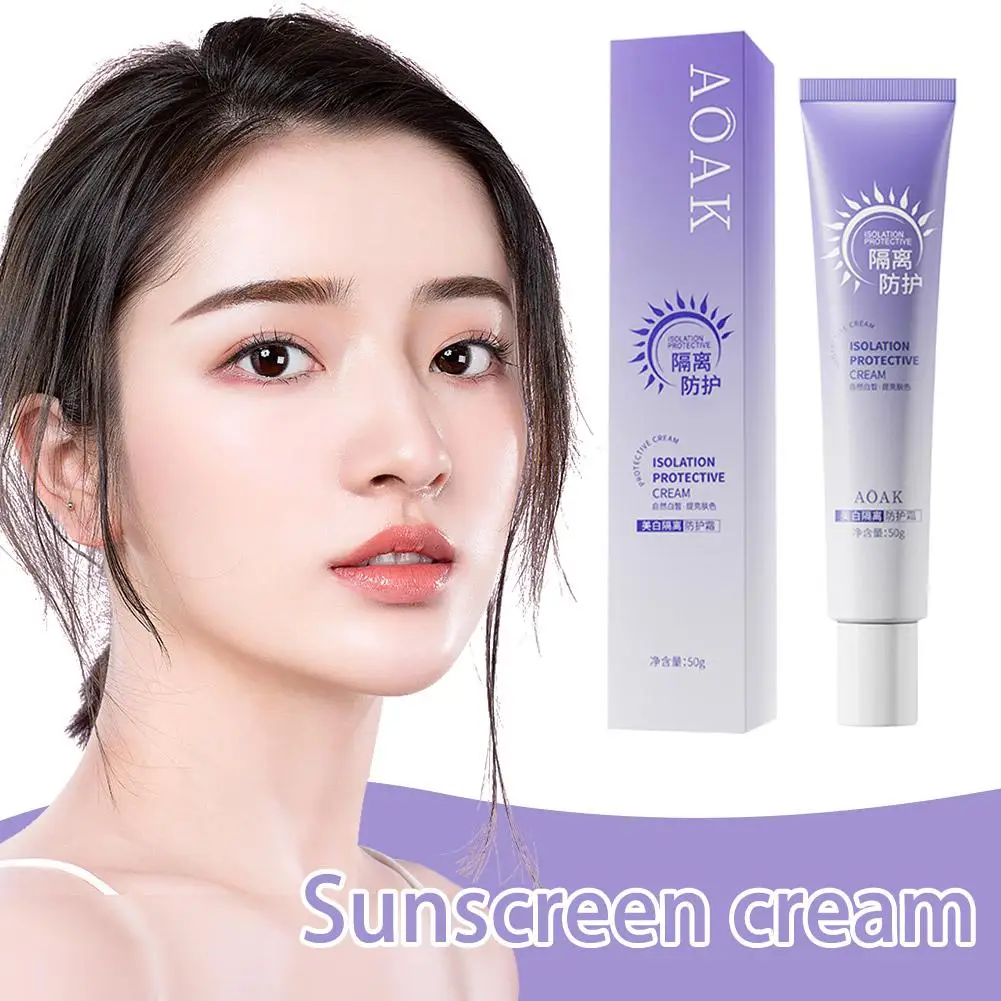 

Sunscreen & Primer Creem - Whitening, Sunscreen Protection, Repair Skincare Skin, Damage, Balance Instant Brightens Whiteni S0X1