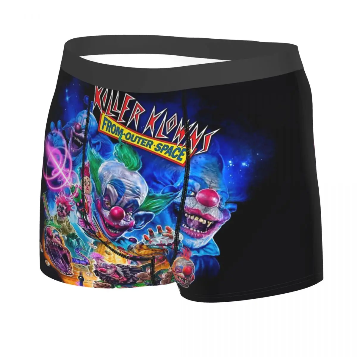 Killer Klowns From Outer Space Horror Film Man's Printed Boxer Briefs Underpants Highly Breathable Top Quality Birthday Gifts image 2