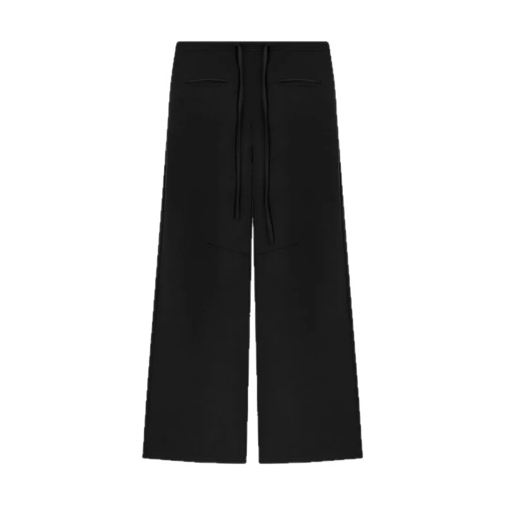

Soft Drawstring Straight Leg Pants Loose High Waist Casual Pants Women Workout Trousers Autumn Wide Leg Pants Jogging