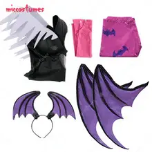 Morrigan Aensland Cosplay Costume with Wings #2