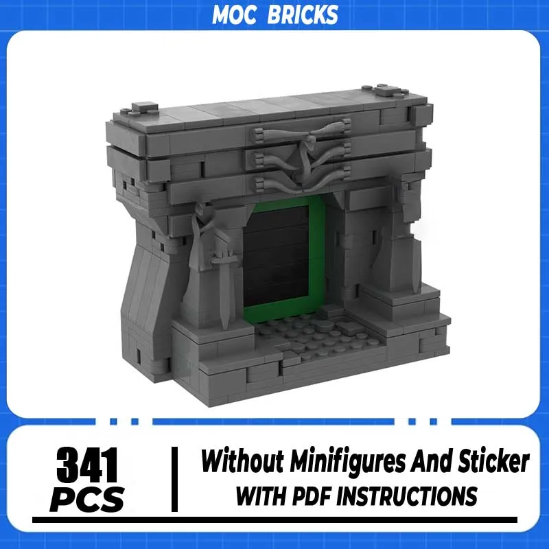 

Popular Games Model Moc Building Blocks Mini Dark Portal Model Technology Bricks DIY Assembly Toys Construstion Set Gifts