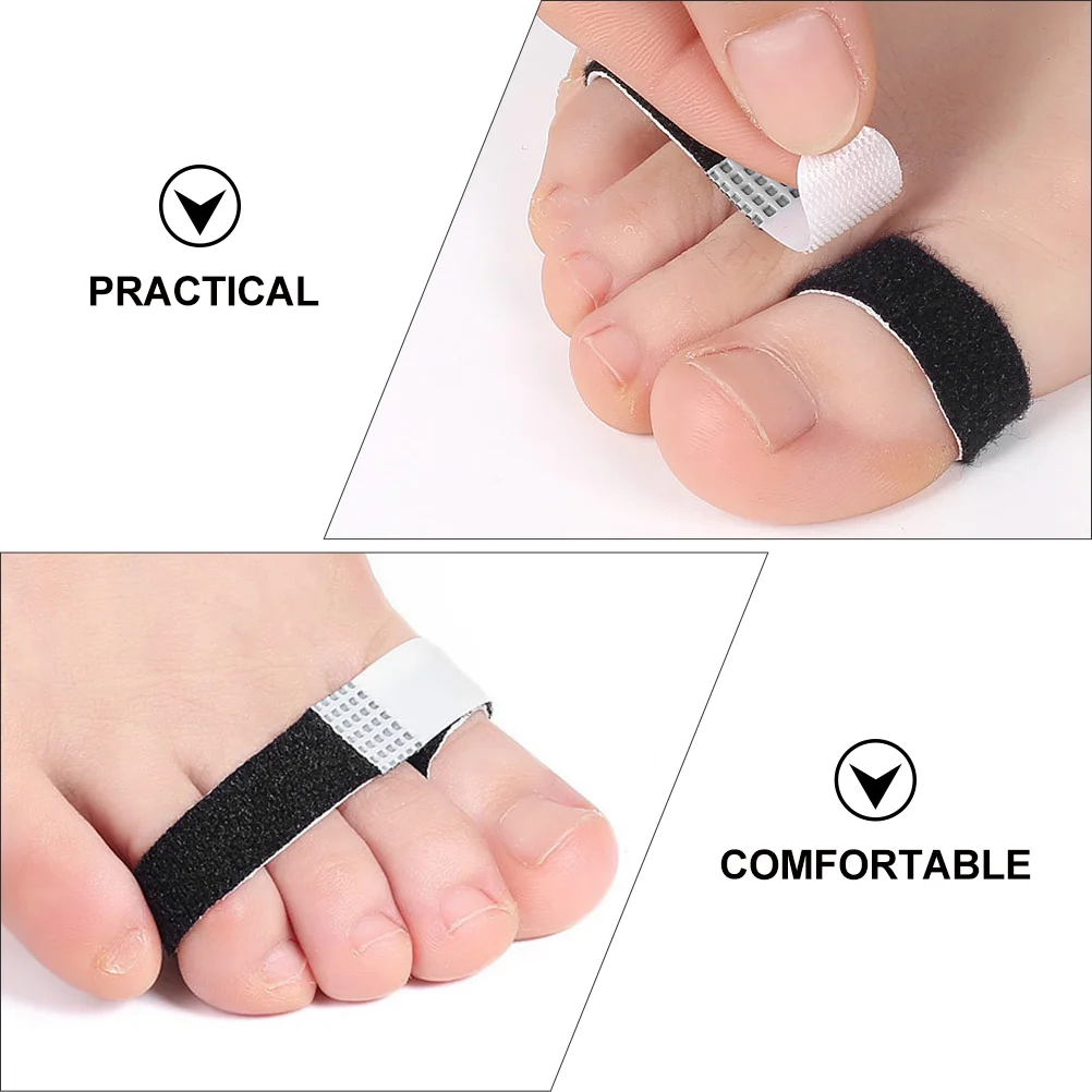 5 Pcs Elastic Toe Strap Compact Bunions Corrector Pedicure Tools for Feet Straightener Hallux Ok Cloth Creative Spacers Relief