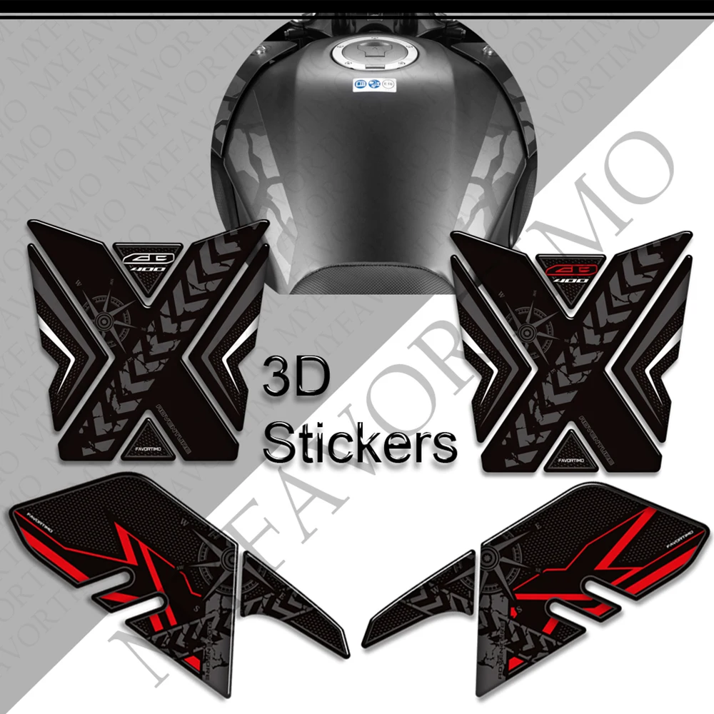 

For Honda CB400X CB 400 CB400 Motorcycle Tank Pad Side Grips Gas Fuel Oil Kit Knee Stickers Decals Protector