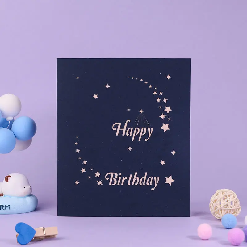 Creative Happy Birthday 3D Greeting Card Birthday Card
