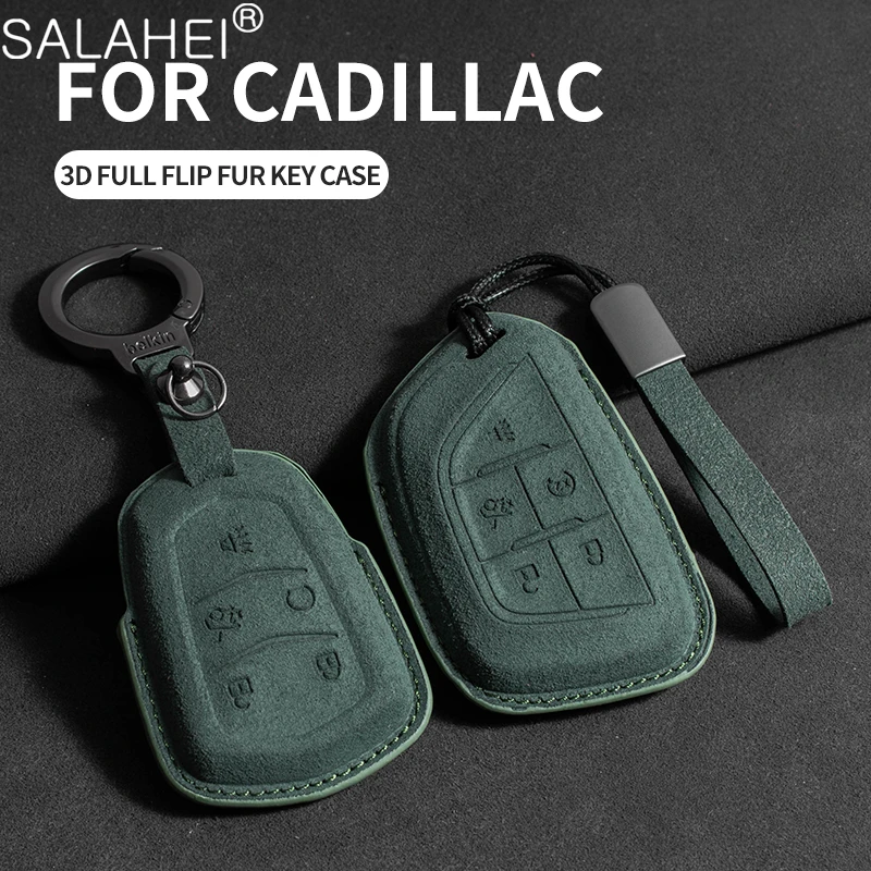 Car Key Case Cover For Cadillac ATS CT6 CTS DTS XT5 Escalade ESV SRX STS XTS 28T XT5 28E XT4 XT6 ATS-L CT5 CT4 CT6 Plug In 30e