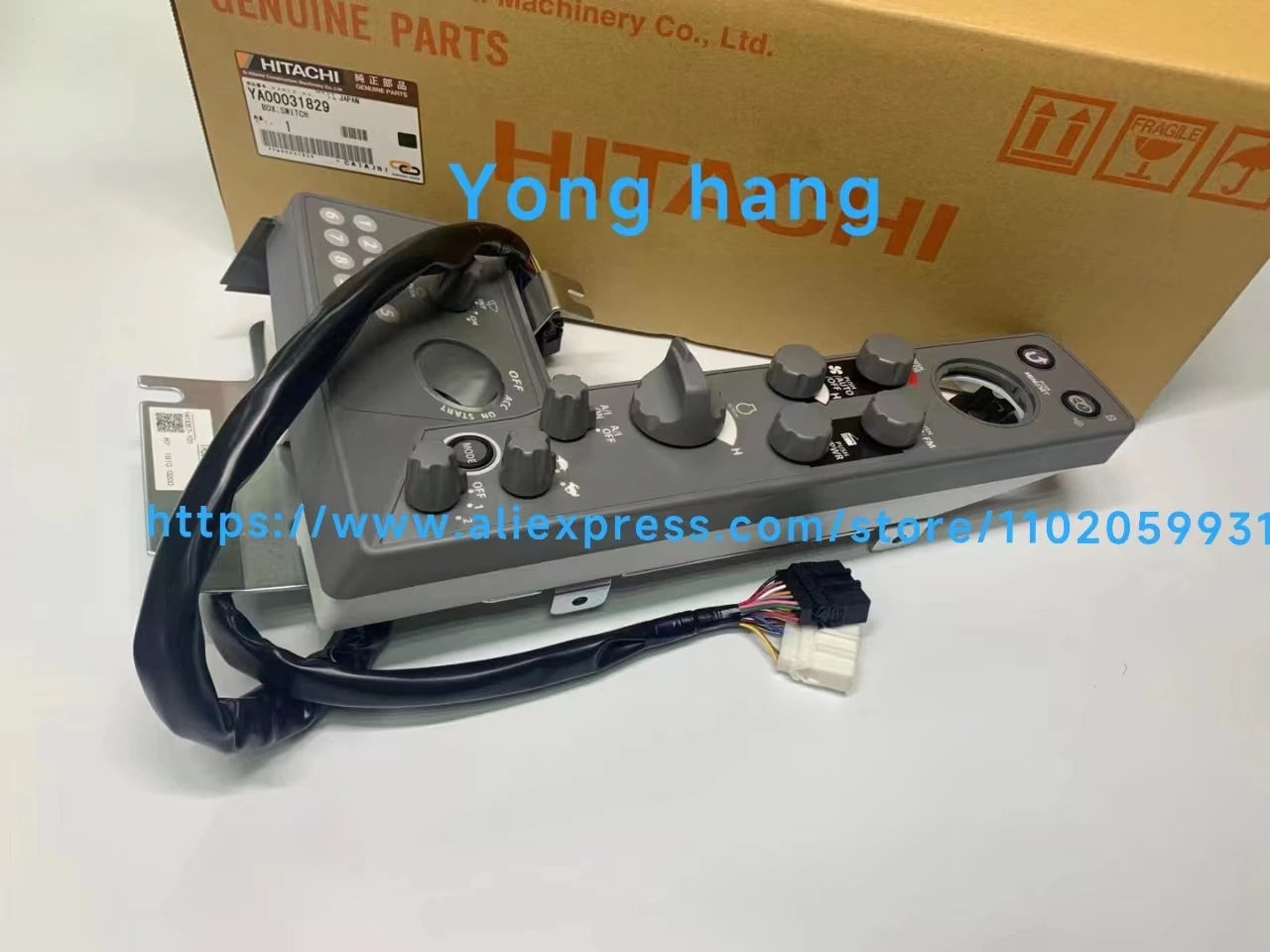 

Hitachi Excavator Fittings ZAX130/200/210/250/330/360/470/490/870/890-5G/-5A Accelerator Knob Switch Box YA00031829