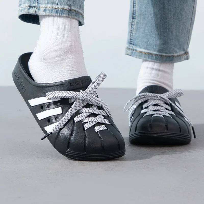 

Adidas Adilette Slides Men Women Shell Toe Clogs Beach Sandals Slip On Birkens Style Shower Pool Shoes Casual Summer Lightweight