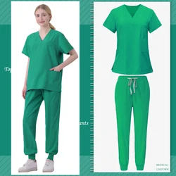 Hospital Surgery Clothes Medical Uniforms Women Scrubs Sets Doctors Nurses Accessories Dental Clinic Beauty Salon Workwear Set