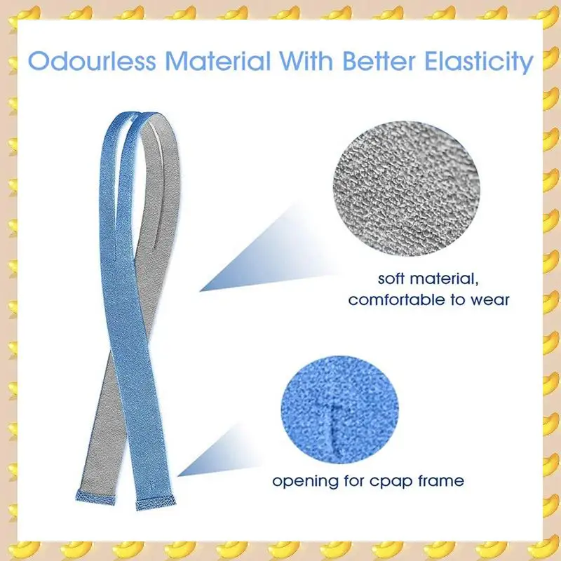 

A45U 4X For Resmed Airfit P10 Headgear Strap, Replacement CPAP Headgear Compatible For Resmed Airfit P10