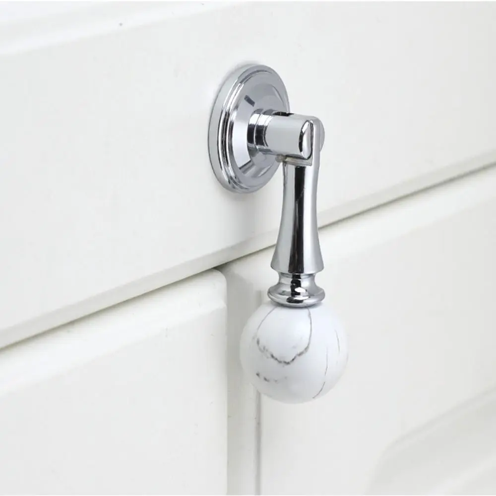 

Pendant Design Wooden Ball Pendant Cabinet Pulls French Chic Durable French Luxury Silver Handles Luxury Finish Decorative