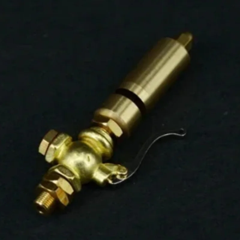 JW-6 Mini fischio a campana in ottone per modello di vapore vivo Parte valvola in bronzo e maniglia per tubo in ottone Parti del modello Regali per uomo (JW-4 JW-7)