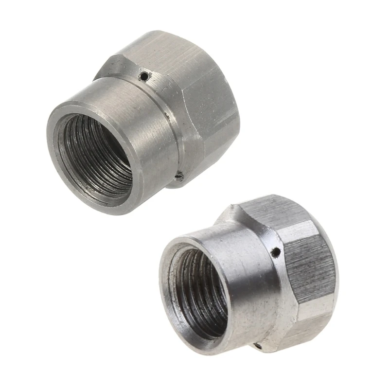 High Pressure Washer Stainless Steel Accessories G1 / 8 " G1 / 4 " 3 / 8" Drain Sewer Cleaning Jetter Rotary Nozzle