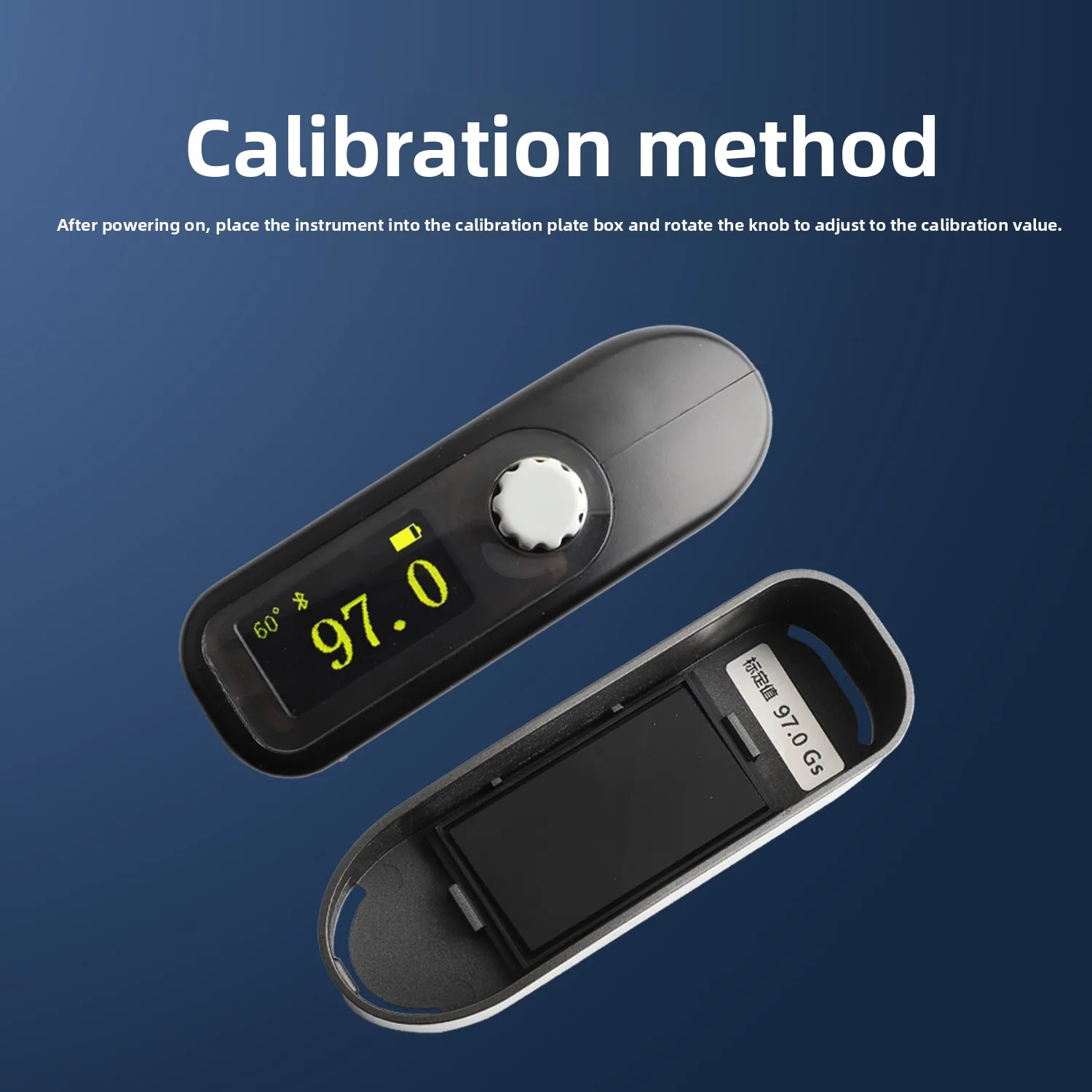 MN60 60° Digital Gloss Meter – Portable Surface Gloss Tester for Paint, Coating, Ink, Tile, Marble & Stone, Long Battery Life