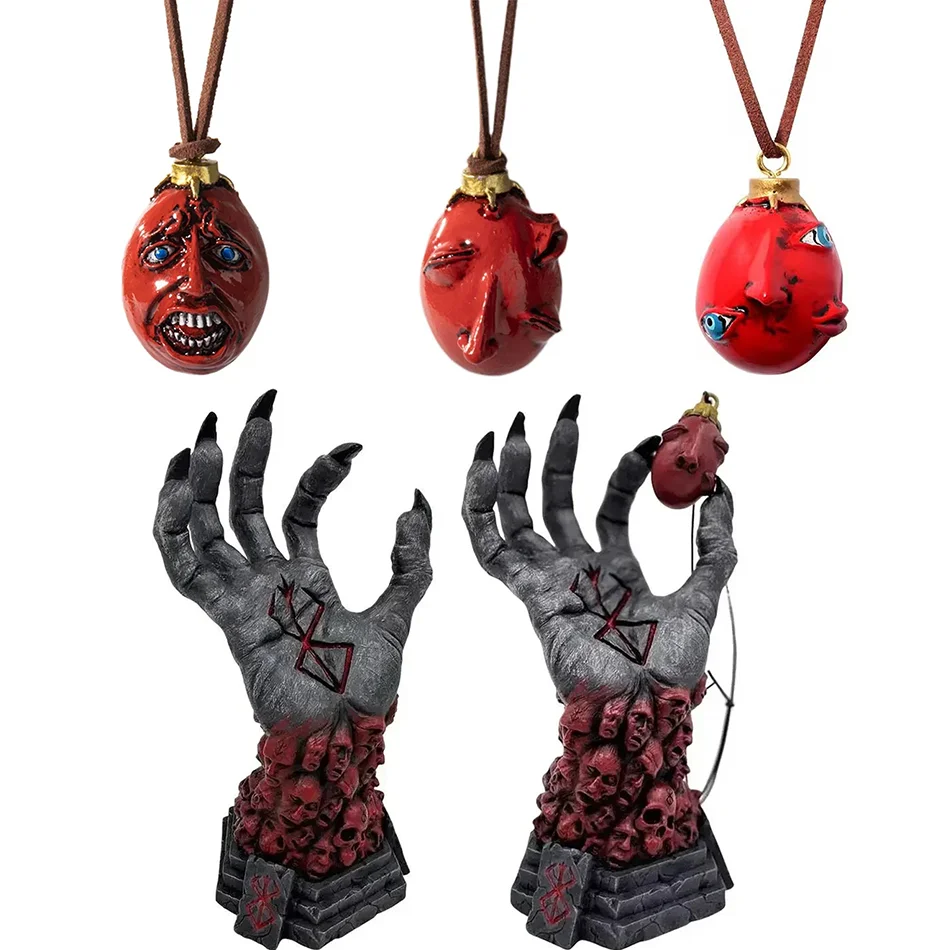 Diablo mano derecha Rampage cráneo runa Dios loco muerte estatua artesanal de resina accesorios de decoración del hogar 1 Uds