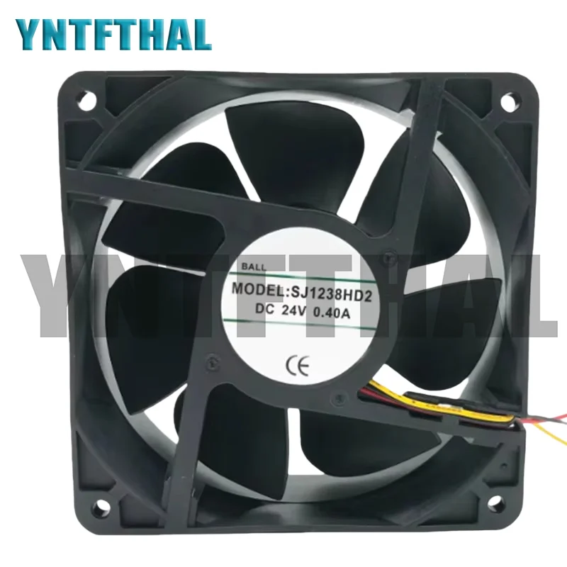 

New SJ1238HD2 24V 0.4A 12038 Ball Bearing DC Cooling Fan