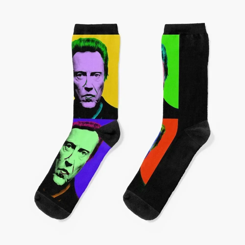 Gifts For Women Christopher Walken Goes Warhol Socks sheer soccer anti-slip anime set Socks Woman Men's