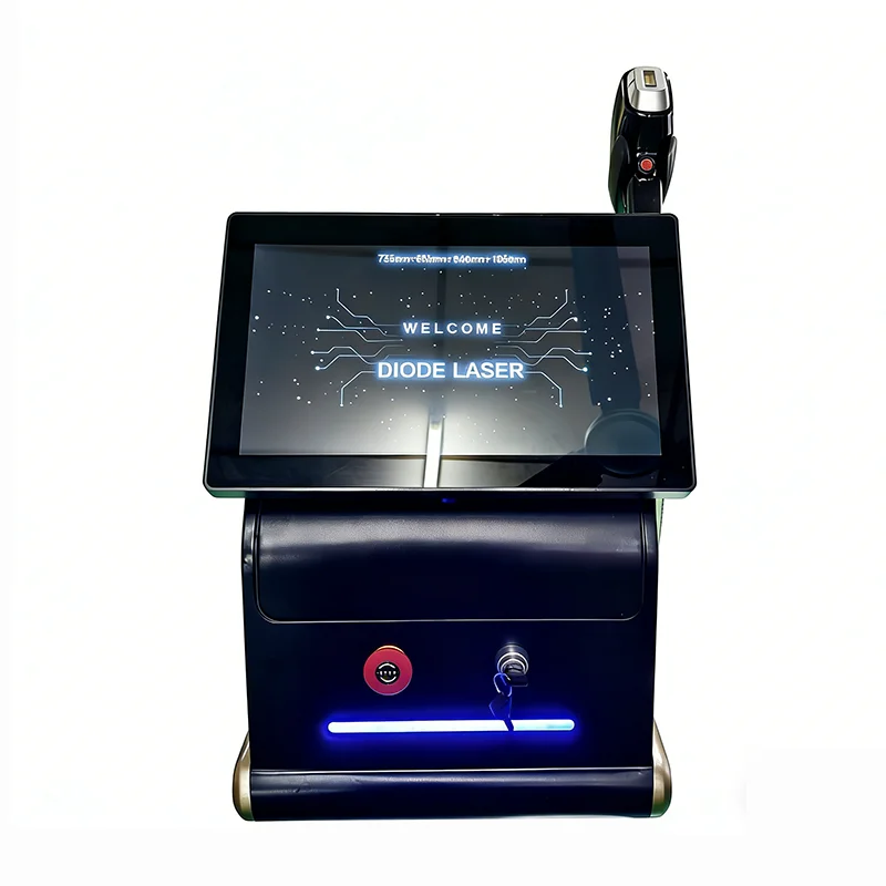 4000W 4 Wavelength Diode Laser Hair Removal Machine Painless 755/808/940/1064nm Alexandrite Device Cooling Handle Hair Removal