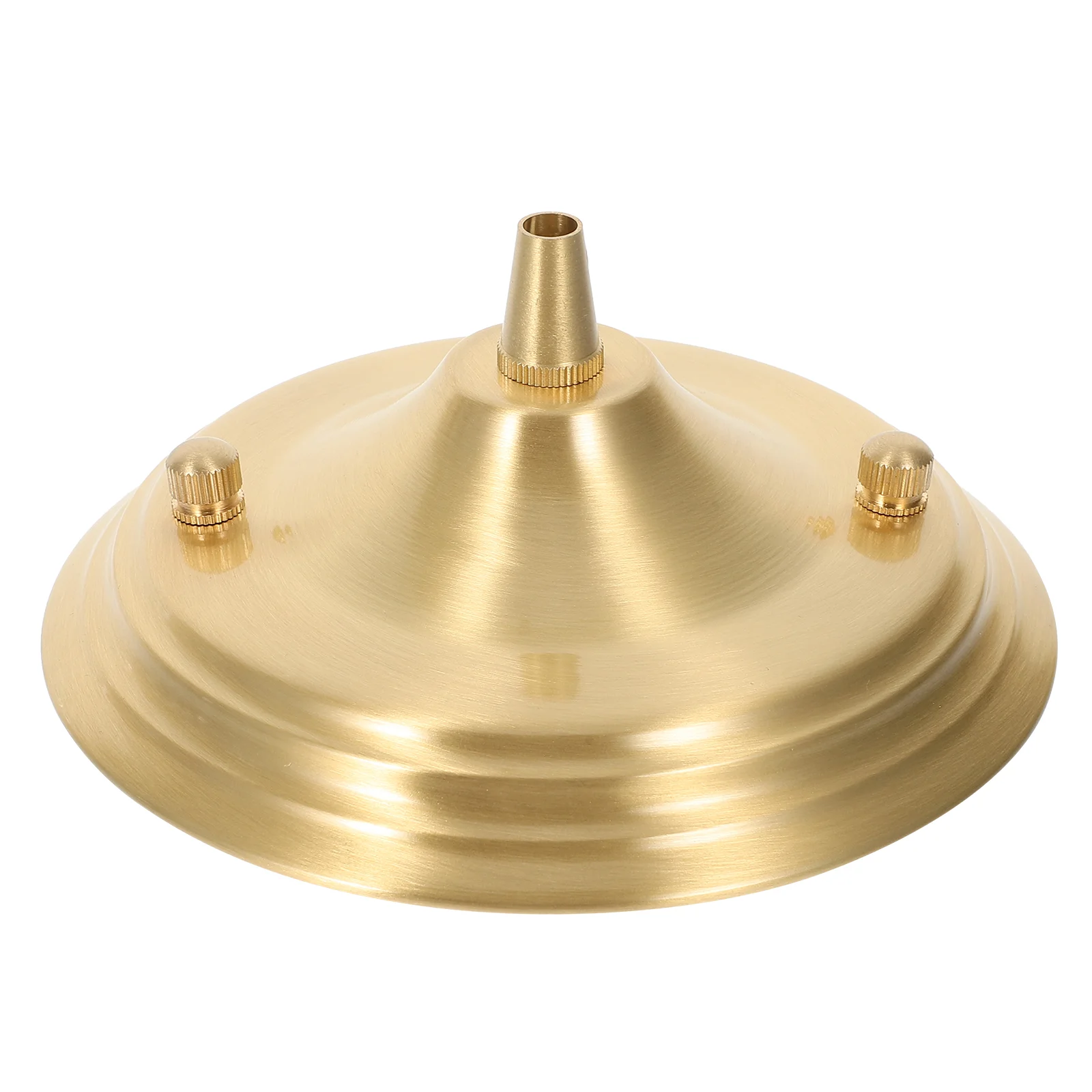 Lampshade Chandelier Hardware Accessories Ceiling Light Canopy Plate Dome Metal Mounting Golden Pendant Fixture Parts