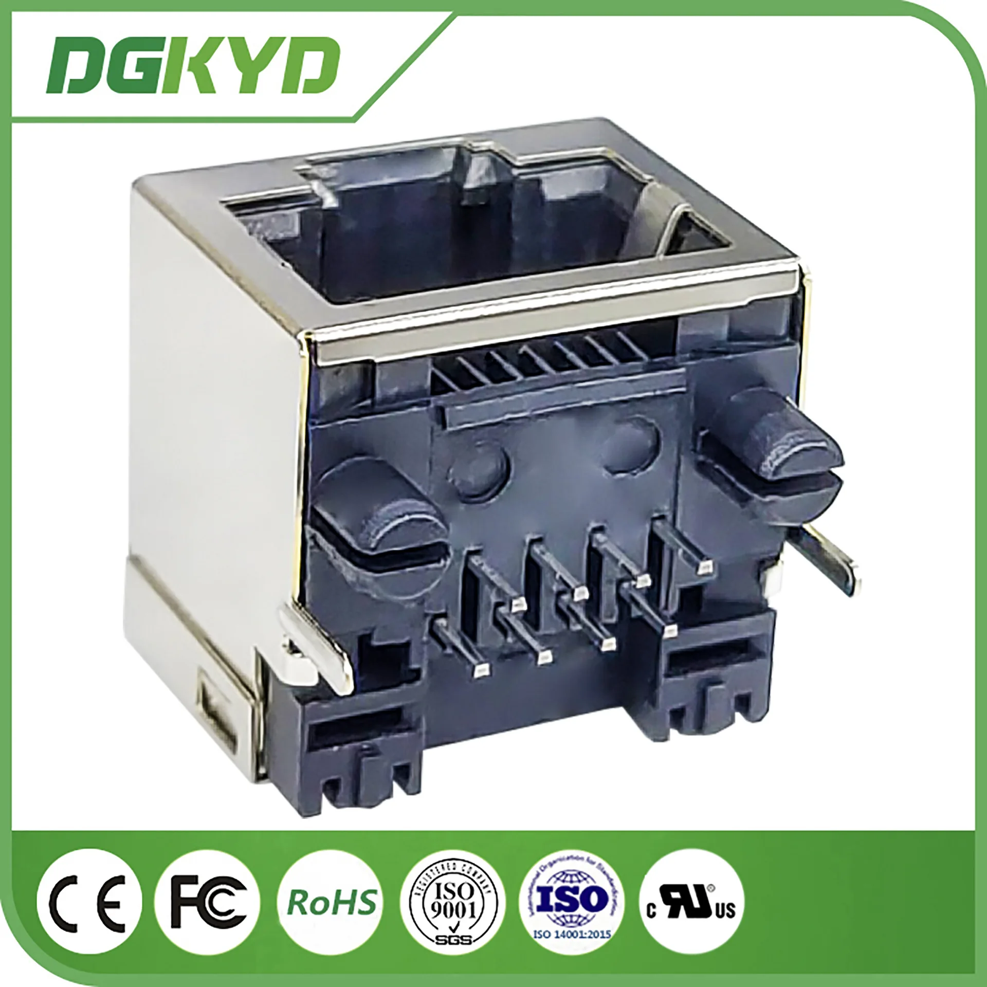 For RJ45 pass-through 56 without light strip shielding 8P8C network interface DGKYD561188GWA2DB4