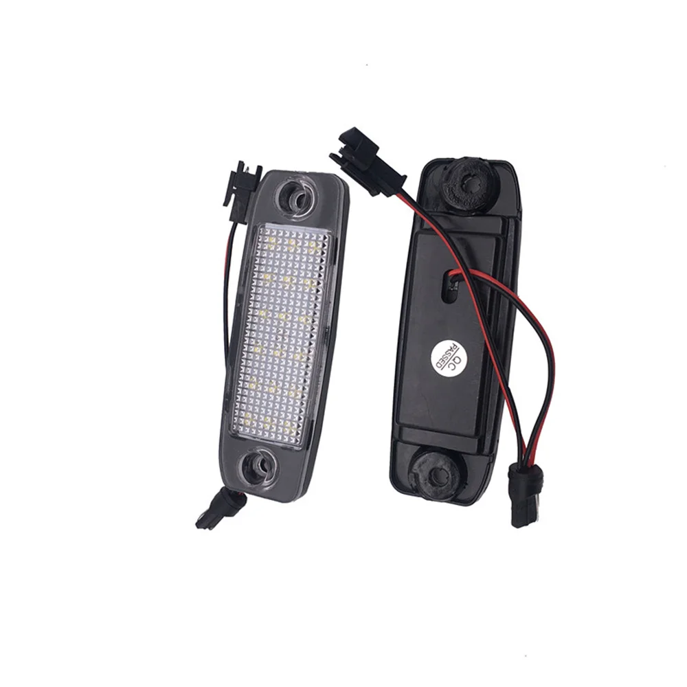 2X 12v biały 18LEDs dla Kia Sportage 2010-up dla Hyundai Kona 2017-dla i40 CW 2011-wysokiej jakości urządzenia do montażu powierzchniowego światła tablicy rejestracyjnej samochodu