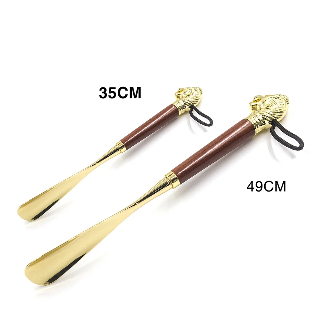 31Cm Light Brown Portable Extractor Plastic Shoe Lifter For Elderly Easy Shoe Removal At Home Office Travel Lightweight