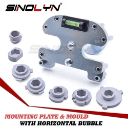 Front Horizontal Plate Positioning Perforation Mount Mould H7 H4 H11 H1 D2 9005 9006 Headlight For Q5/Hella 3R Projector Lens