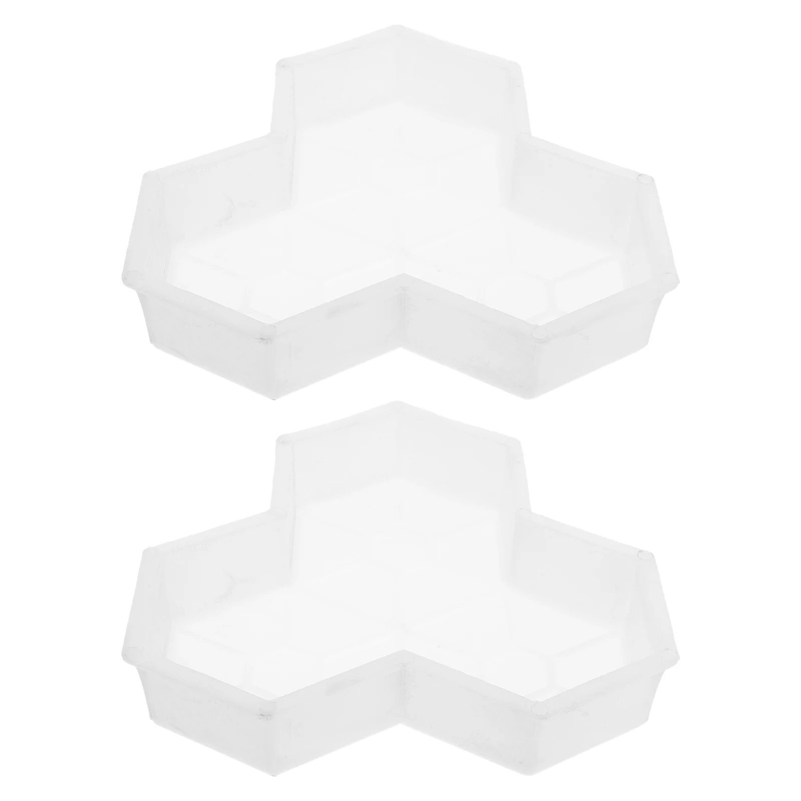 

2pcs Maple Leaf Shaped Garden Pathway Brick Mold Reusable Concrete Paver Tool For Patio Walkway Outdoor Landscape Pavement Diy