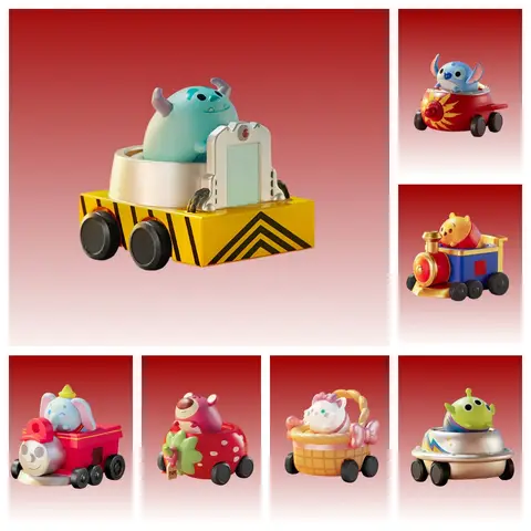 Miniso ​ Caja ciega de la serie Tsum Parade, figura de Anime Stitch Alien, mercancía, juguete de moda, adorno bonito de escritorio, caja misteriosa