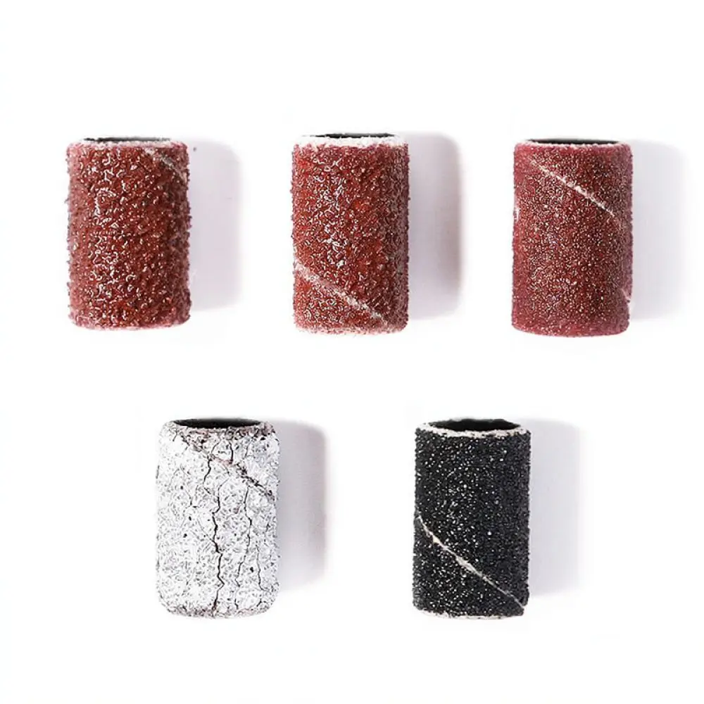 Portable Nail Drill Sanding Bands Holder Clear Storage Box Organizer For Acrylic Nail Art Manicure Pedicure Accessories