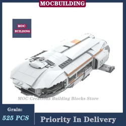 MOC Space Movie Transport Spaceship Model Building Block Assembly Scene Architecture Collection Series Toy Gifts