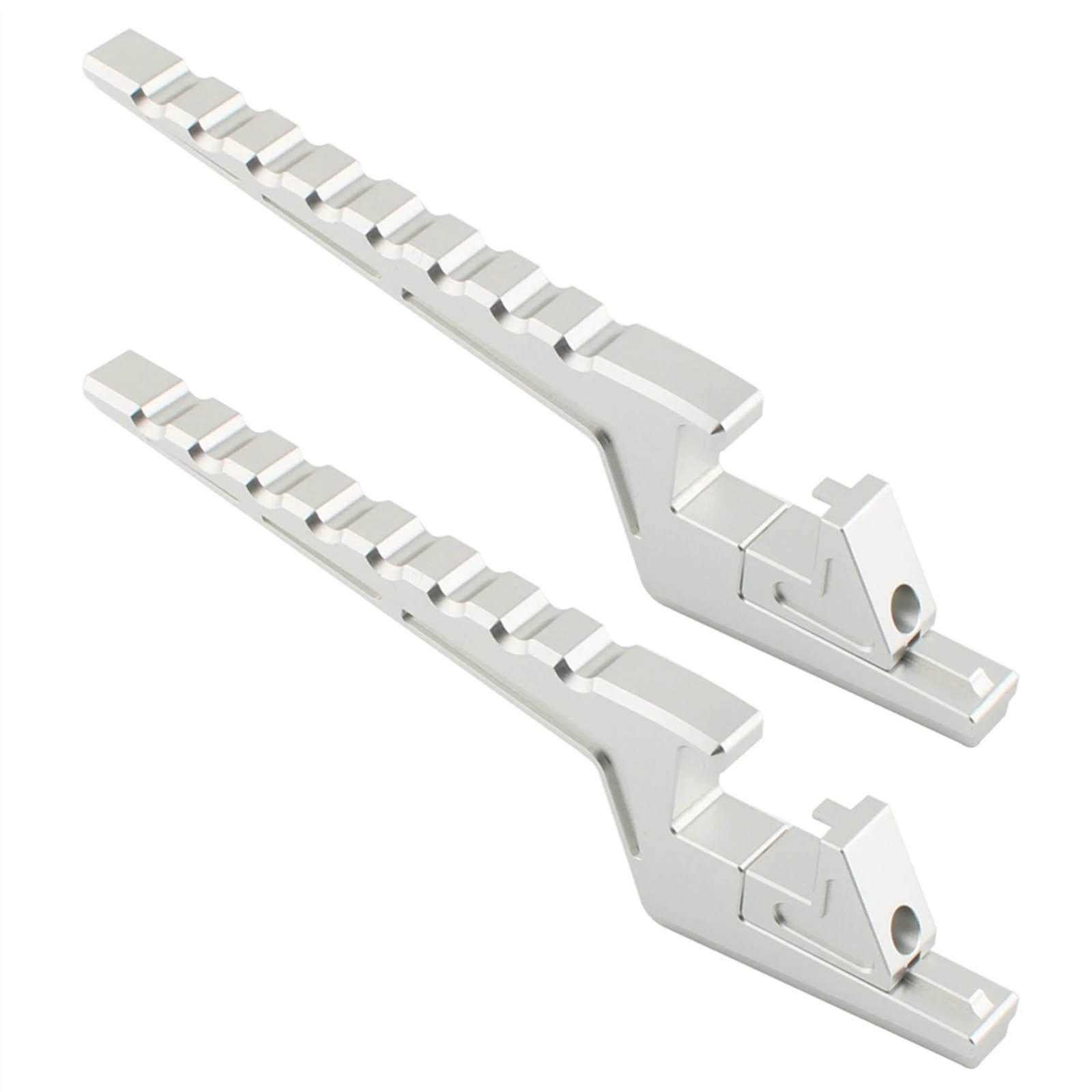Motorcycle Passenger Foot Pegs Extension Bracket Modification Passenger Footpegs Footrest for Motorbike Replace Parts
