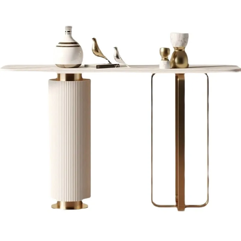 

Light luxury entrance table against the wall case a few partitions side cabinet simple and modern