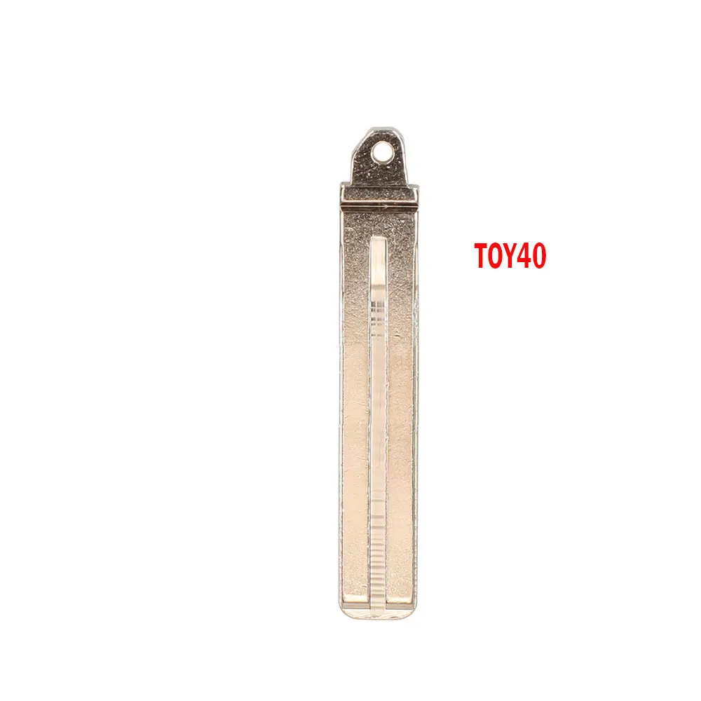 Uncut Metal Key Blank Key Blade TOY40 HU134 HYN14R HY20 for Hyundai Verna Kia K5 S522 YN Car Remote Key Flip Blade Replacement