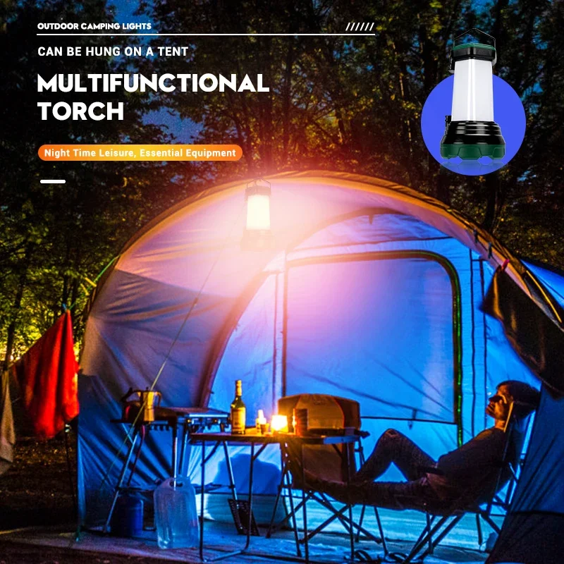 المحمولة مصباح ليد جيب قوي مع COB التخييم مصباح USB قابلة للشحن يده مشاعل في الهواء الطلق بنك الطاقة في حالات الطوارئ الشعلة