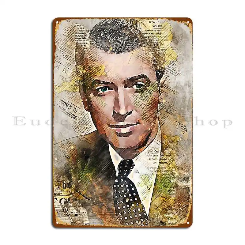 James Stewart Stars And Media Long Nathanhoughton Metal Sign Print Garage Funny Design Create Tin Sign Poster