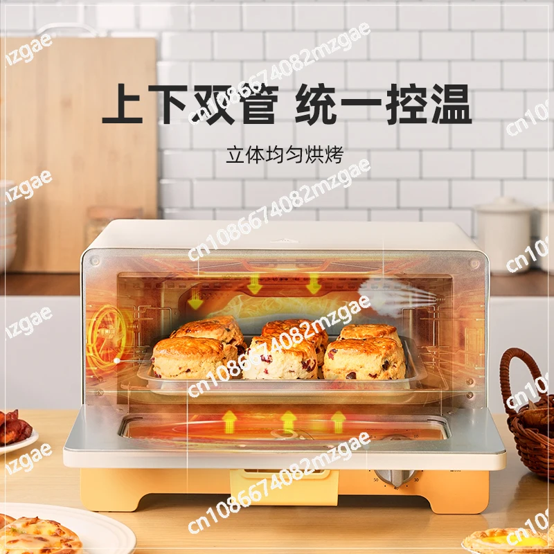 Electric Oven Household Small 12 Liter Baking Multifunctional Electric Oven Fully Automatic Mini Small Oven