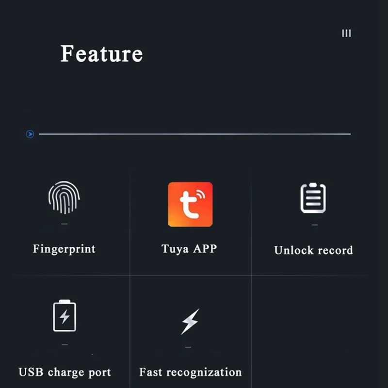 Imagem -02 - Tuya Smart App Controle Remoto Fingerprint Gabinete Gaveta Mailbox Elétrica Bloqueio Elétrico