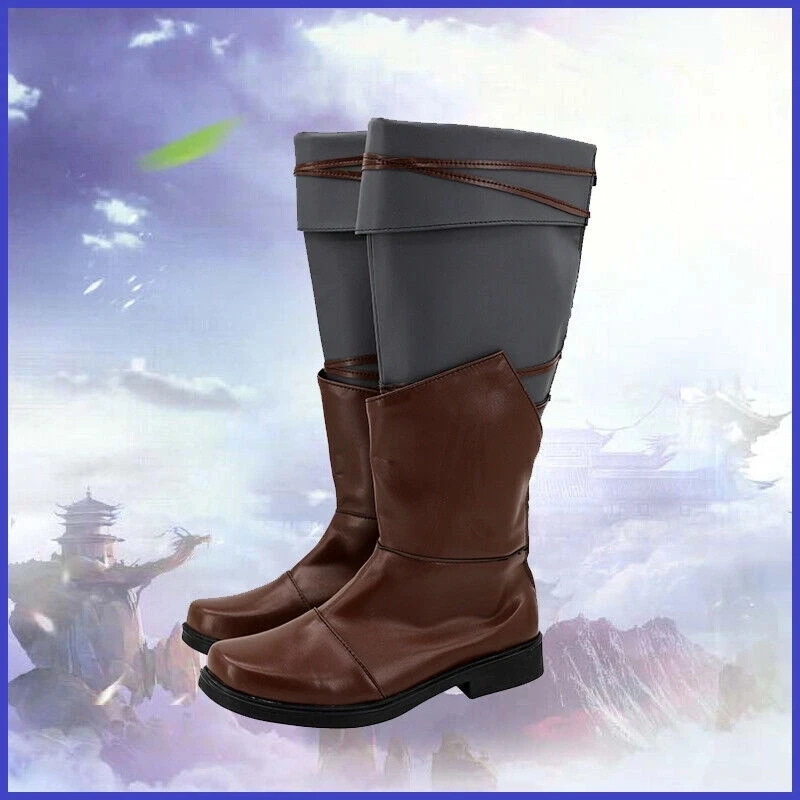 Baldur's Gate 3 BG3 Gate 3 The Blade of Frontiers Wyll Cosplay Schoenen Laarzen