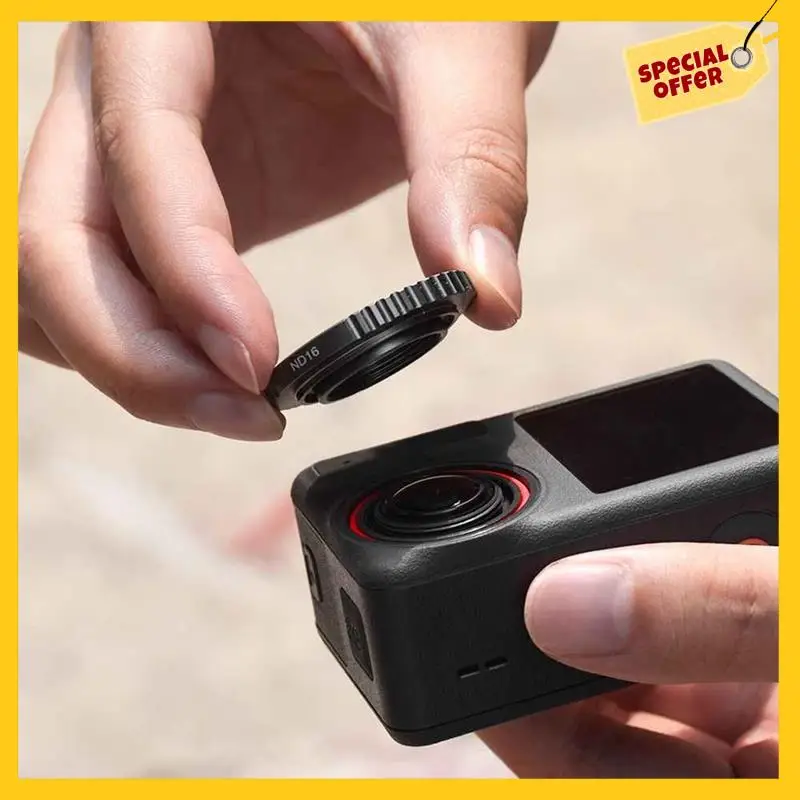 مرشح BRDRC لمرشح DJI Osmo Action 4 ND8/ND16/ND32/ND64 استبدال مرشح عدسة الكاميرا بدون طيار
