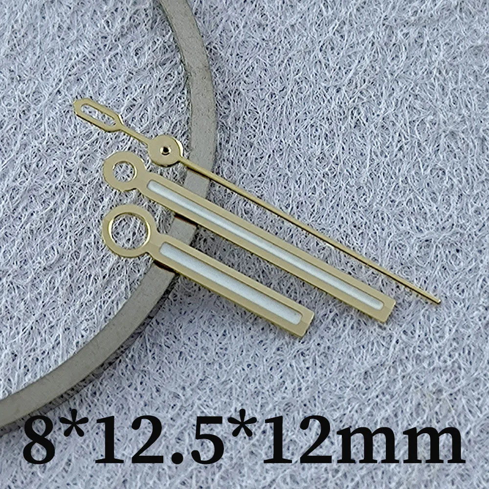 NH35-Uhrzeiger, Uhrenzeiger, blau leuchtend, 8 x 12,5 x 12 mm, geeignet für NH35 NH36 Uhrwerk, Uhrenzubehör