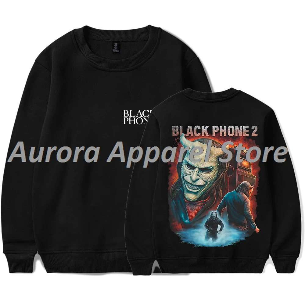 الهاتف الأسود 2 لقد تحذيرتها Crewneck بلوزات هالوين أفلام الرعب ميرش النساء الرجال طويلة الأكمام المحملة