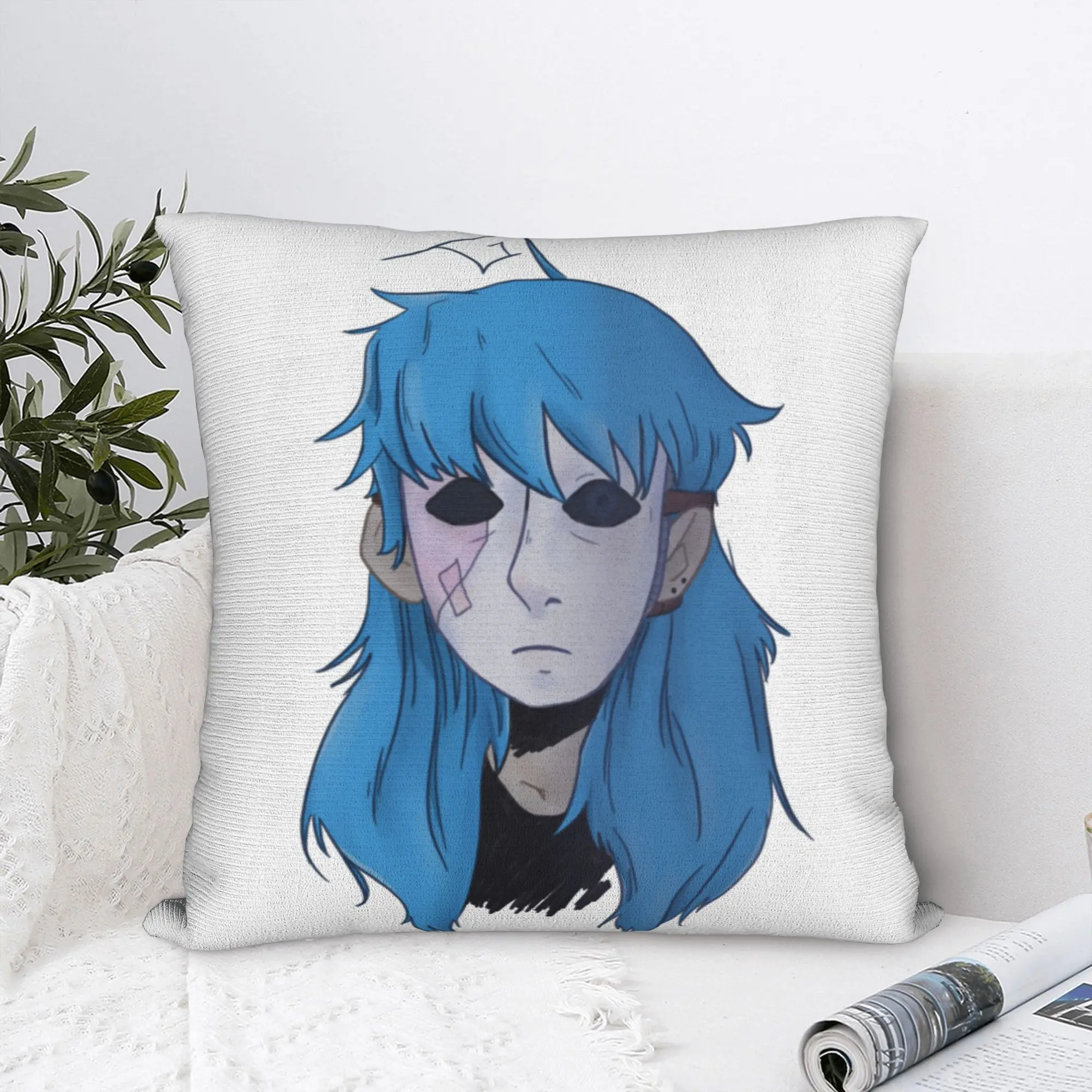 Sally Face Pillowcase Soft Polyester Cushion Cover Decor Sal Fisher Mask Larry Johnson Game Throw Pillow Case Cover Home Zipper
