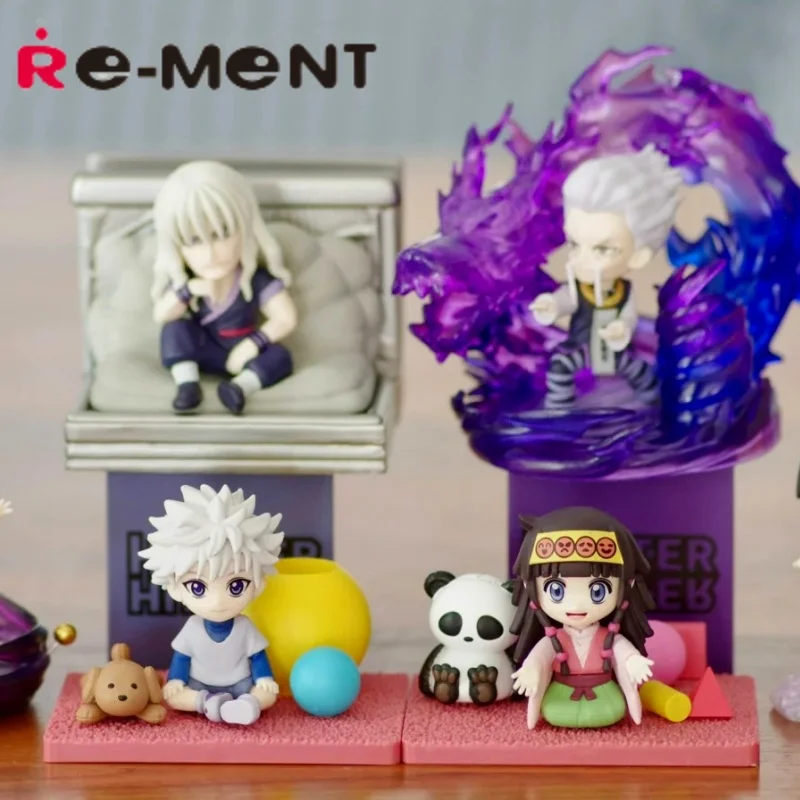 

Подлинная Re-Ment аниме Hunter X Hunter, настольная коллекция, 5, игровые игрушки-симуляторы, Коллекционная модель, игровой орнамент, фигурка, подарочная игрушка