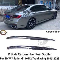 BMW 7 Serie G11/G12 P-Style carbon fiber achter spoiler kofferbakvleugel 2015-2023 carbon fiber