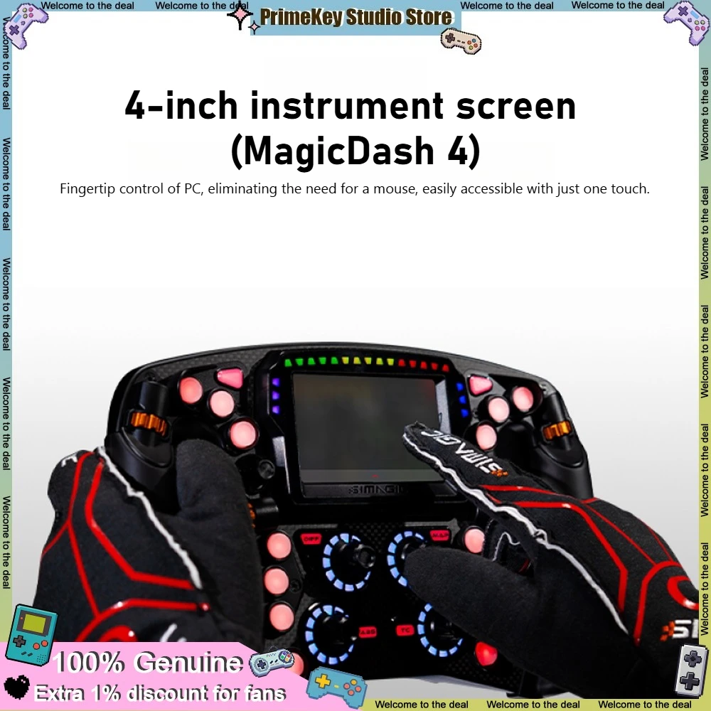 simagic-magicdash-4-tableau-de-bord-de-simulation-de-course-ecran-tactile-magnetique-de-4-pouces-compatible-avec-simhub-avec-accessoires-et-peripheriques-de-jeu-rgb
